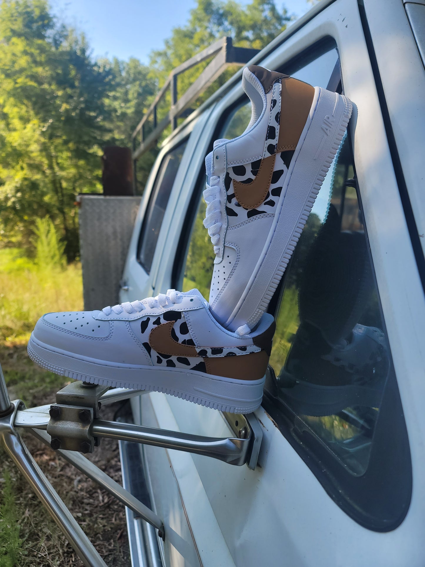 Cowprint Brown Tennies ( PREORDER)