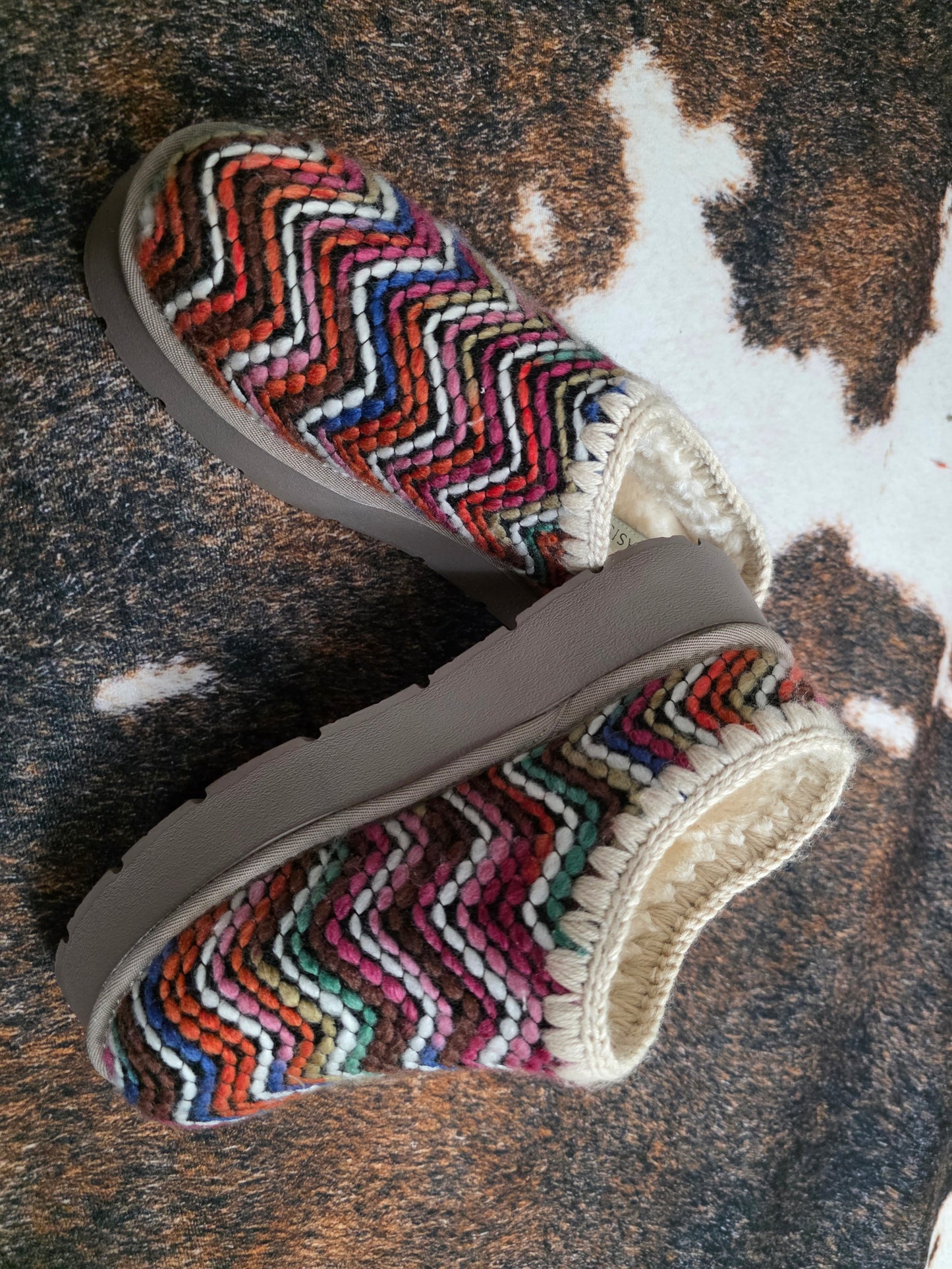 Western Boho Platform Slipper