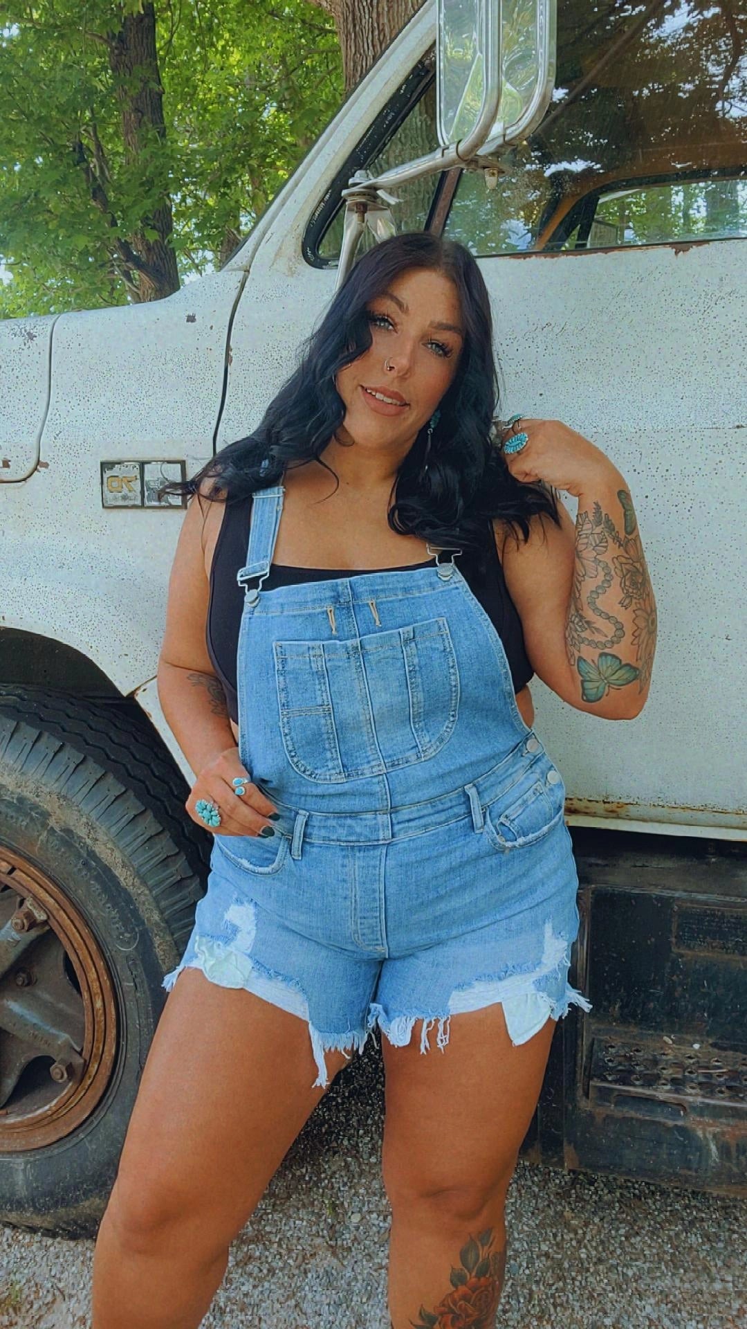 Taylor Distressed Shot Overall