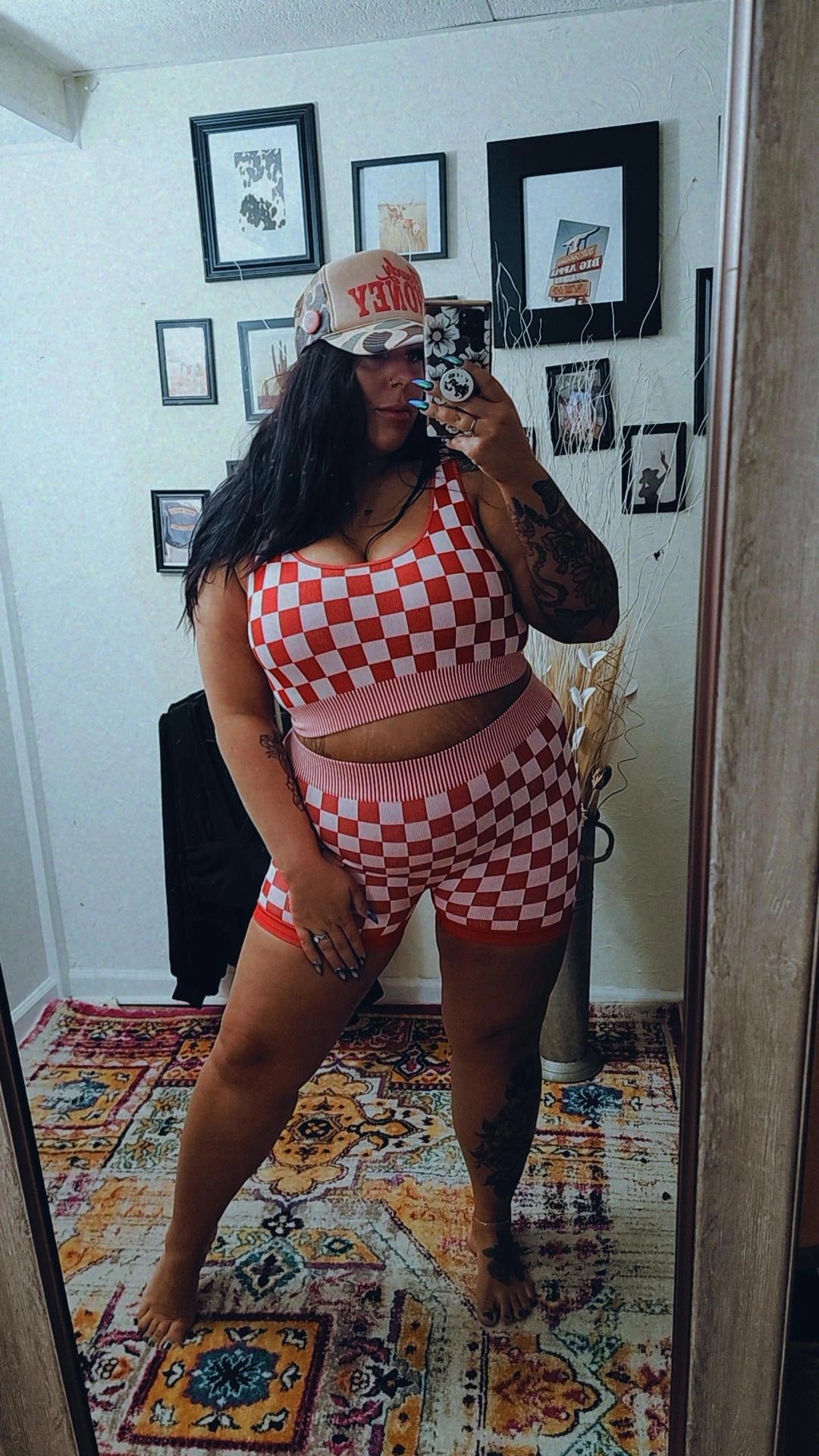 Checkered Seamless Set