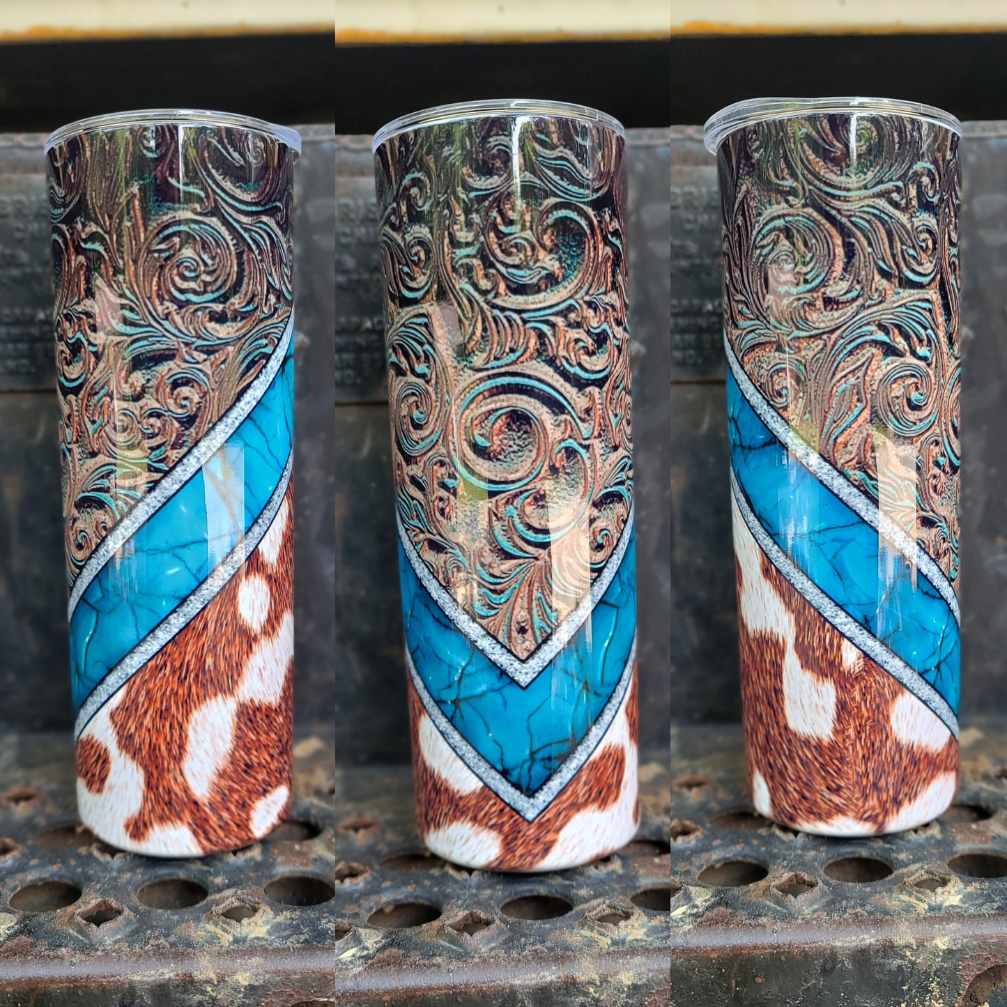 Western Skinny Tumbler