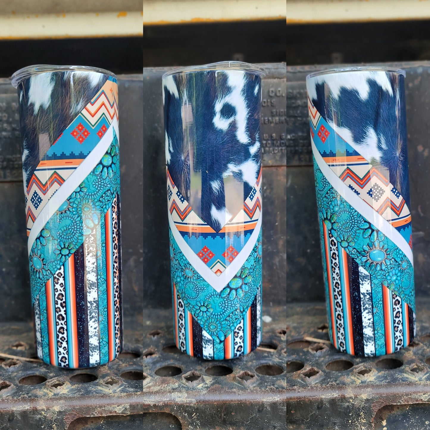 Western Skinny Tumbler