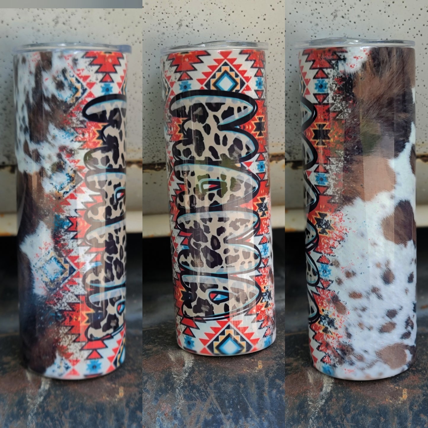 Mama Western Skinny Tumbler