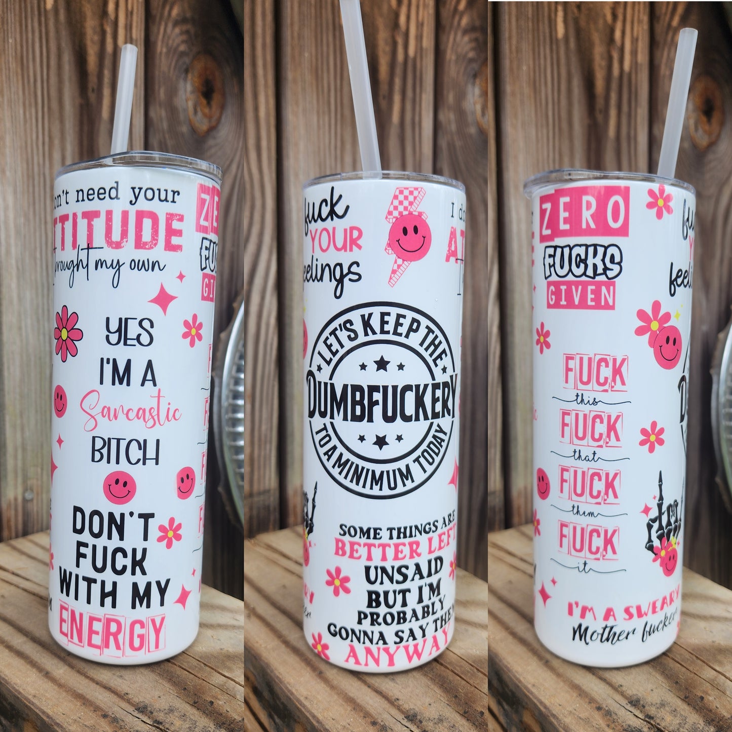 Smart A$$ Skinny Tumbler