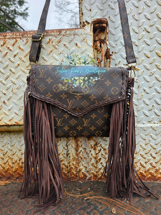 Bougie Girl Crossbag western fringe Bag