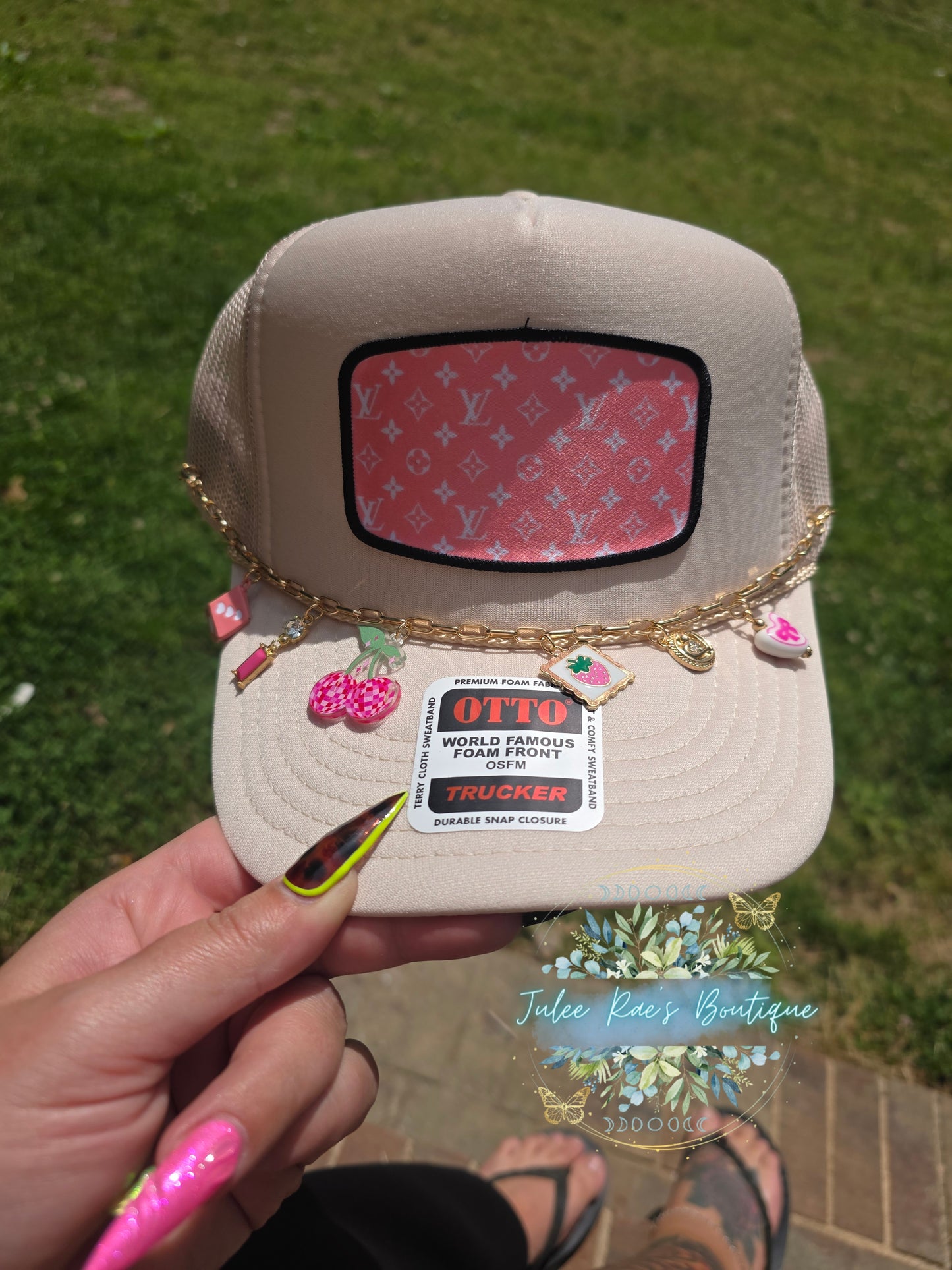 Cherry Trucker Hat