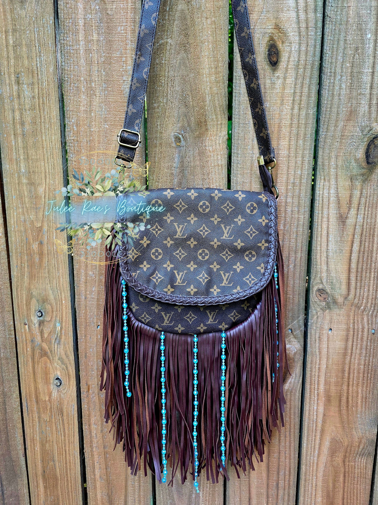 Western bead Fringe Handbag