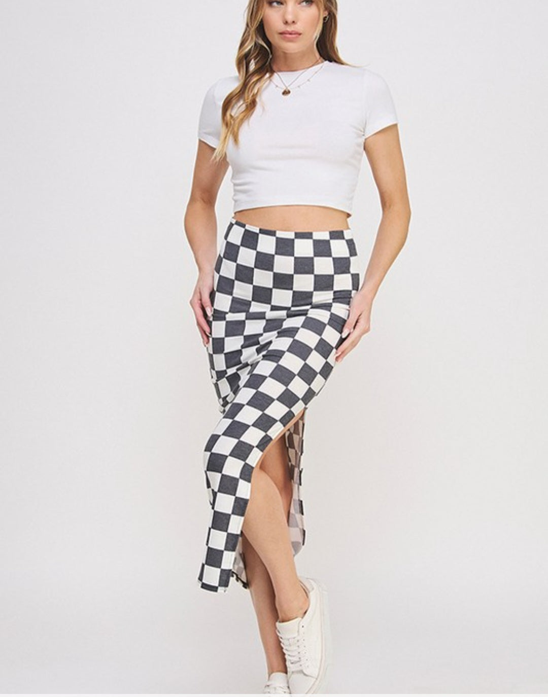 Checkered Skirt