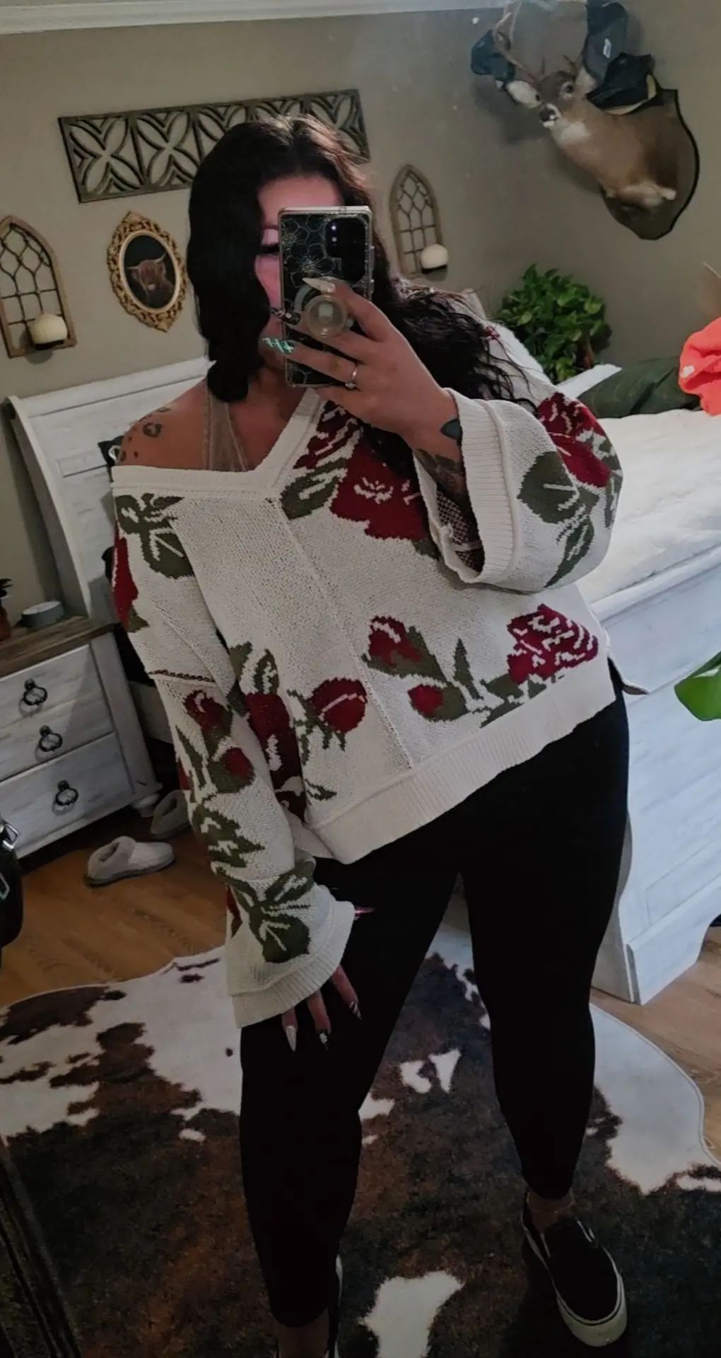 She's A Rose Sweater