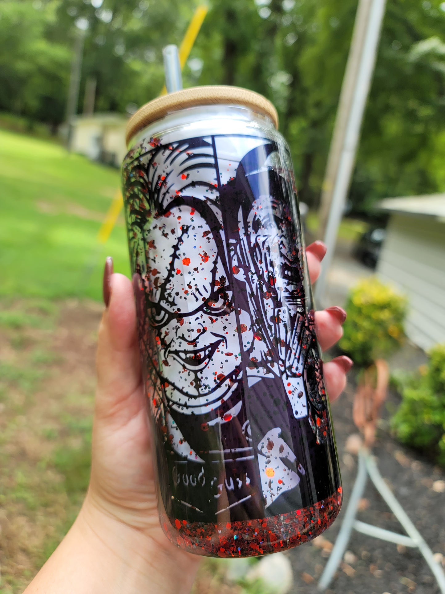 Horror Snow Globe Tumbler