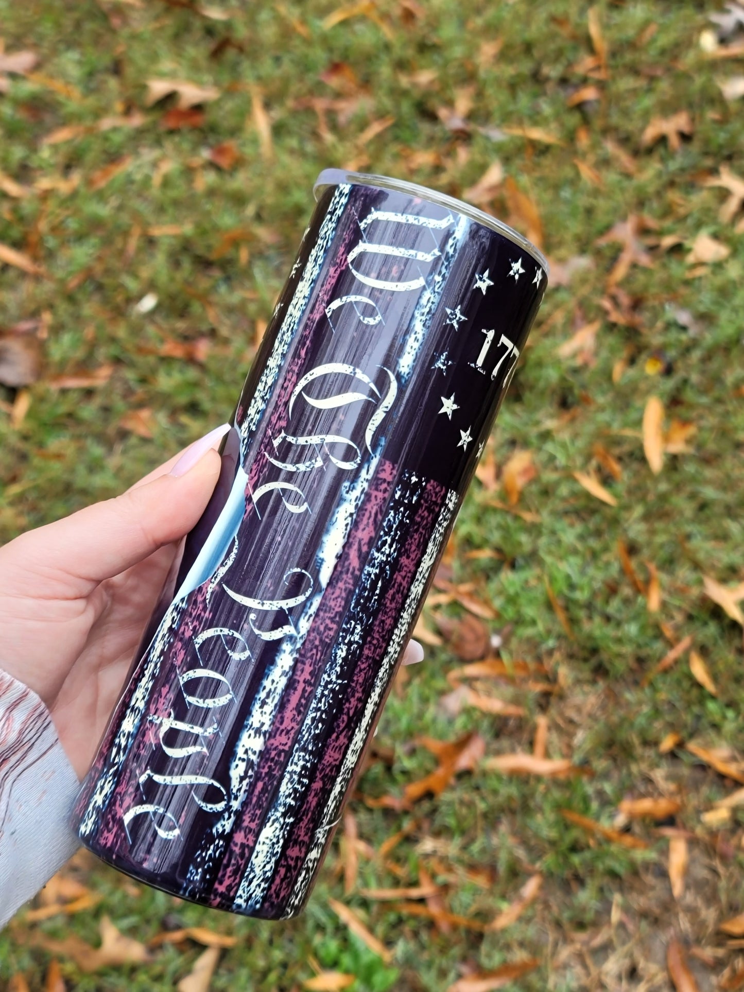 We The People Skinny Tumbler