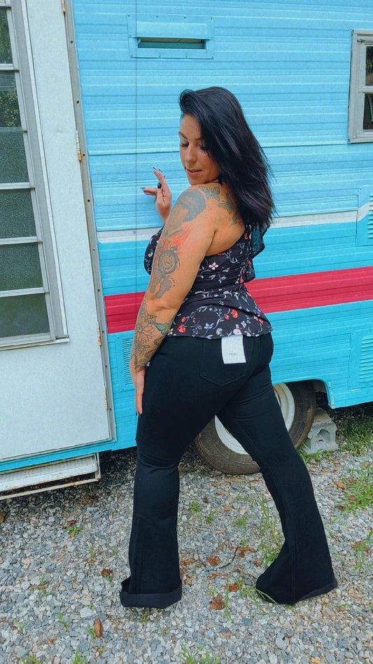 Kayla High Rise Flare