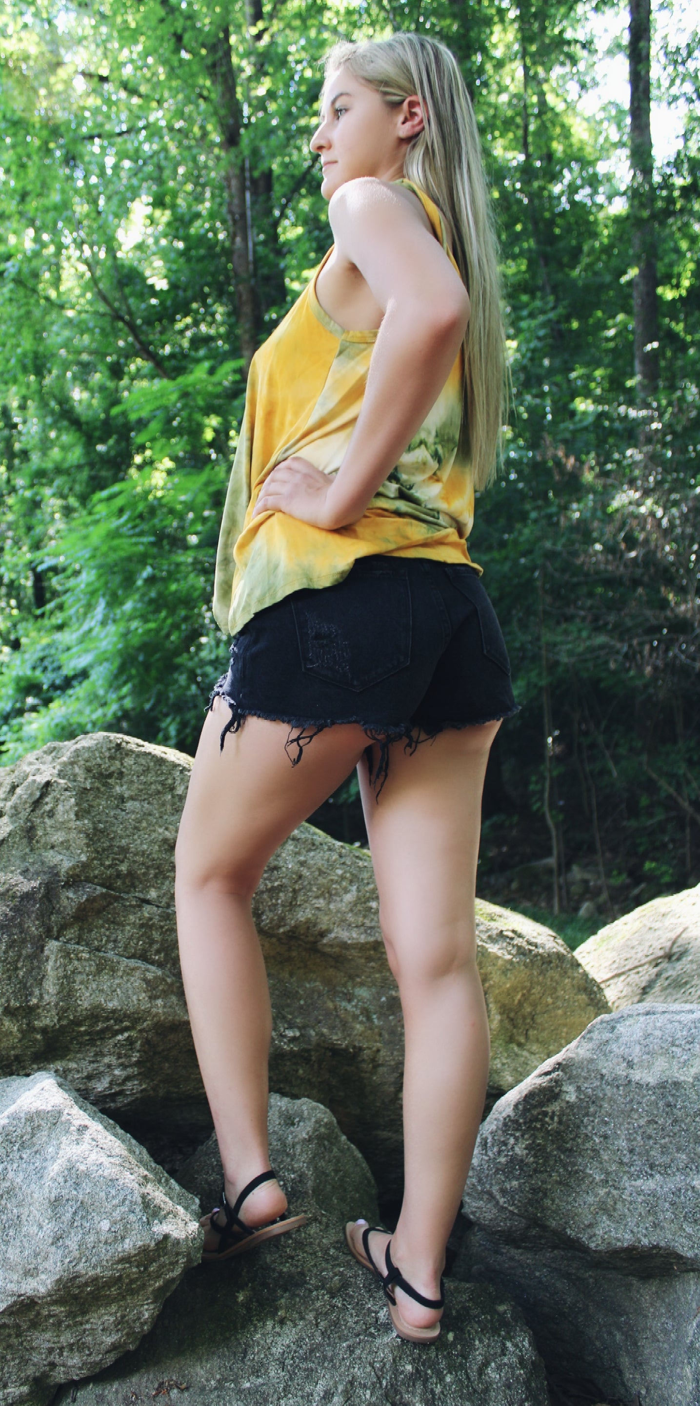 Kancan Mid Rise Shorts