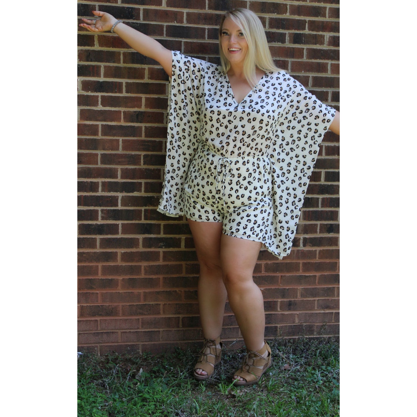 Cheetah Getaway Romper