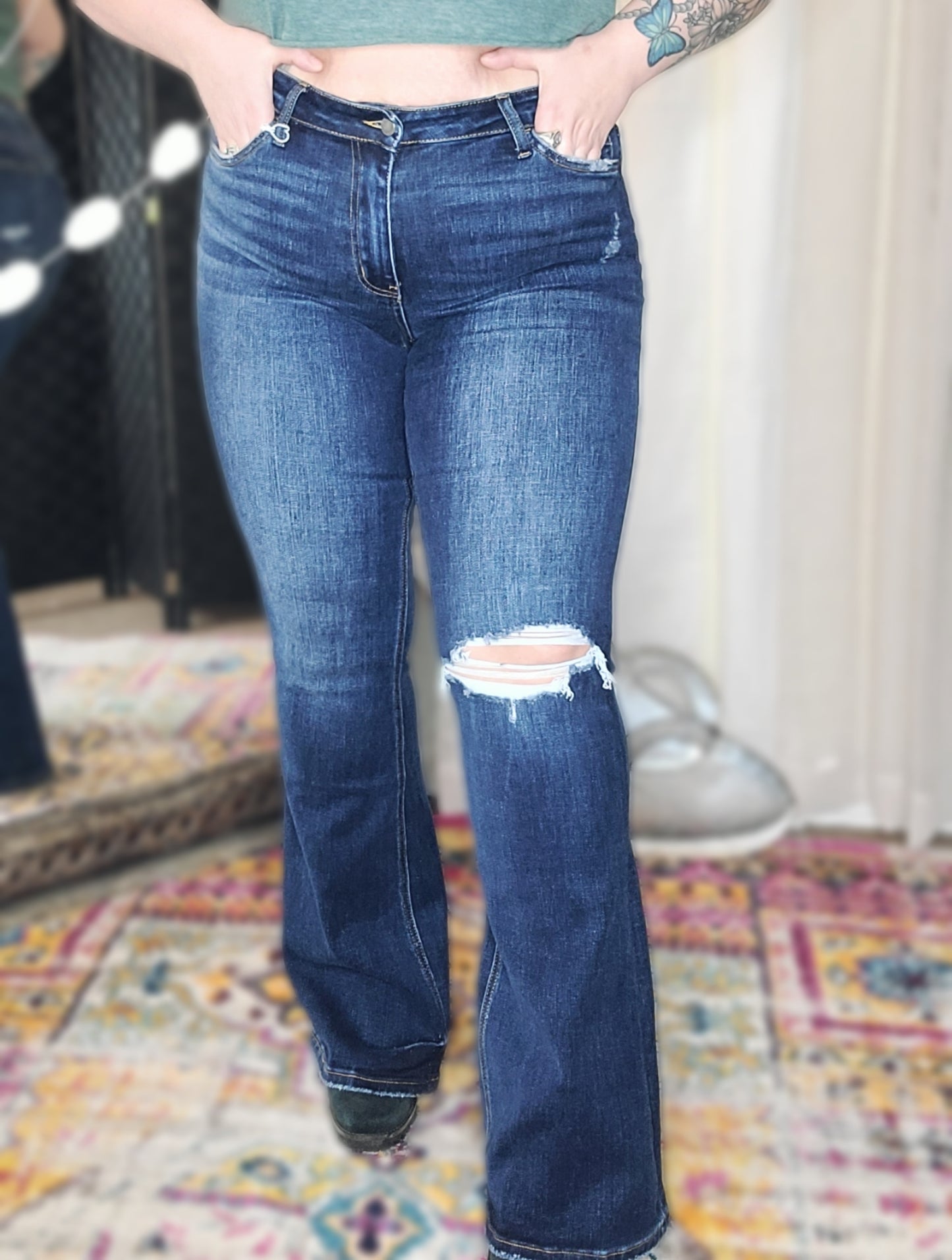 Bella high Rise Flares