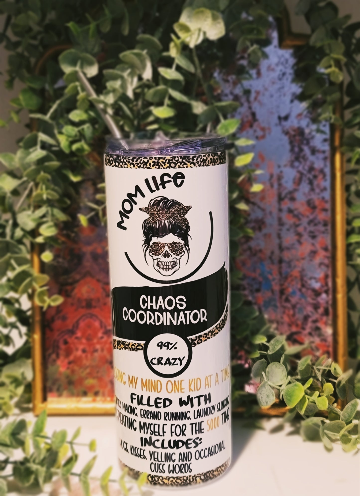 Mom Life Skinny Tumblers