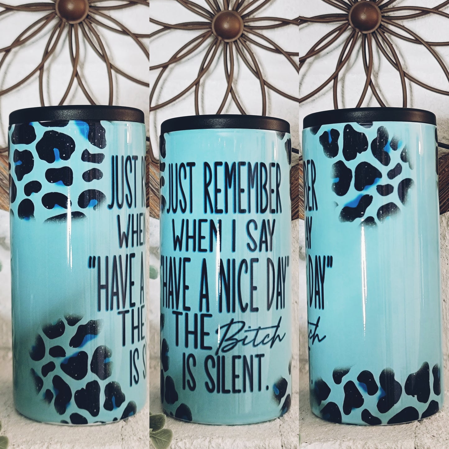 Blue Cheetah Tumbler