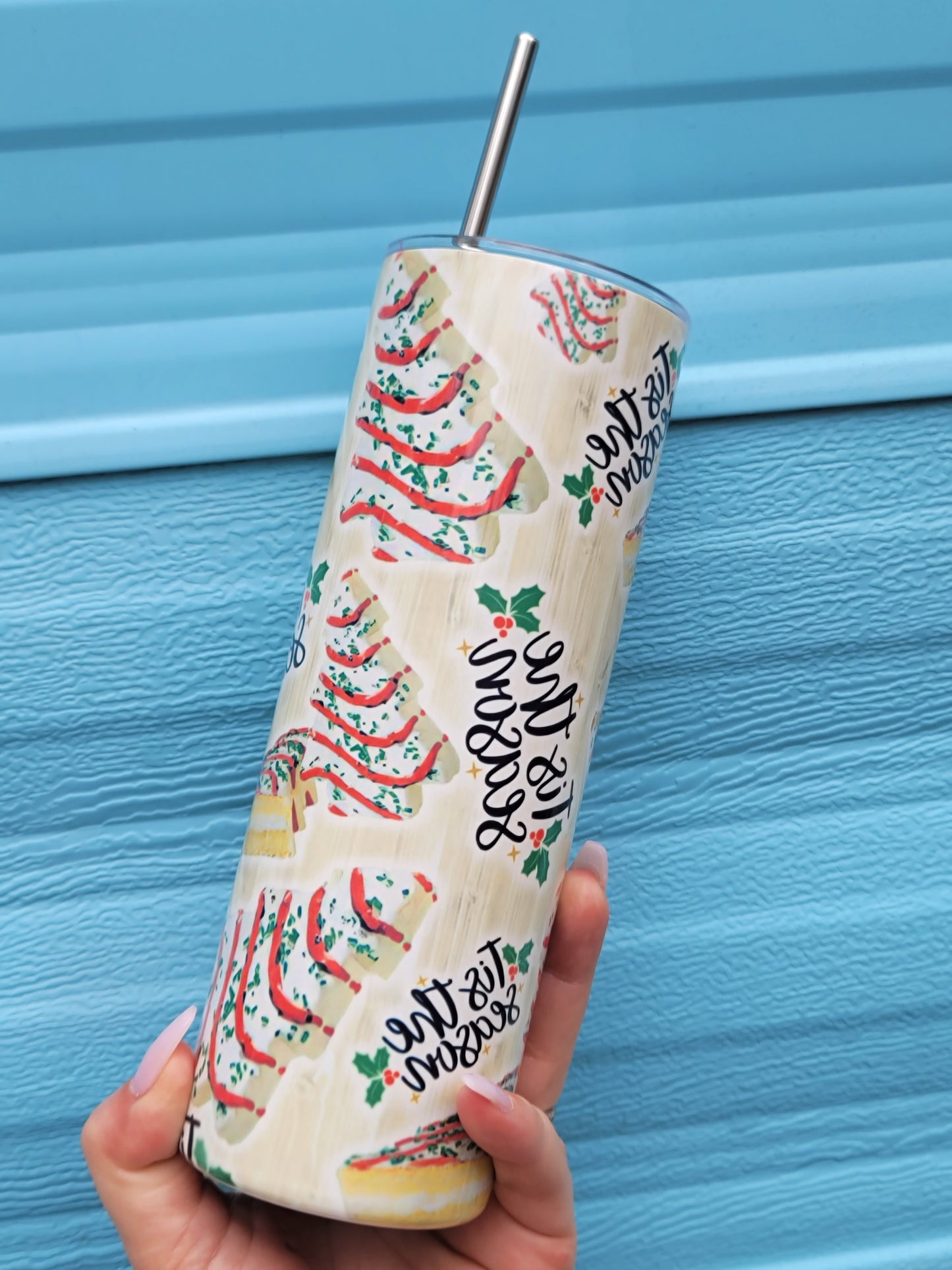 Tis The Season Skinny Tumbler