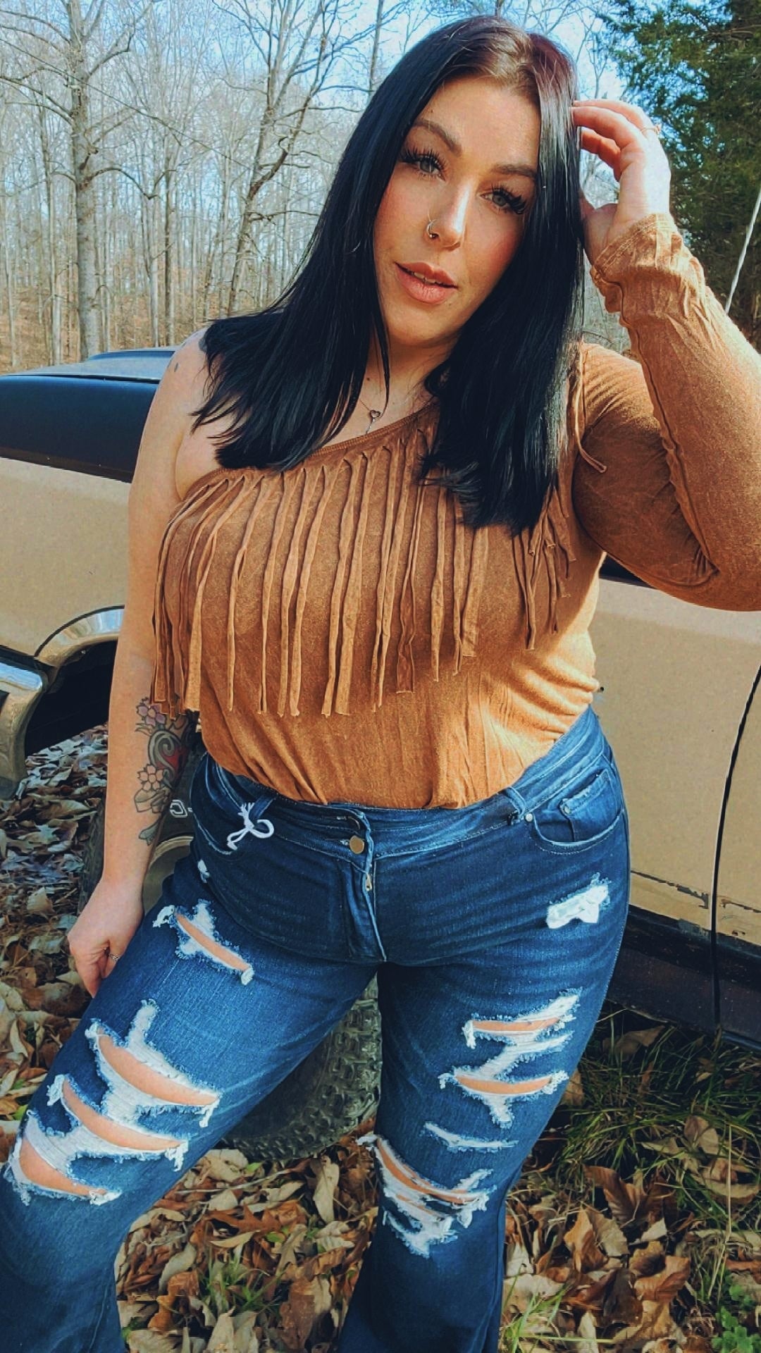 All Western Baby Top