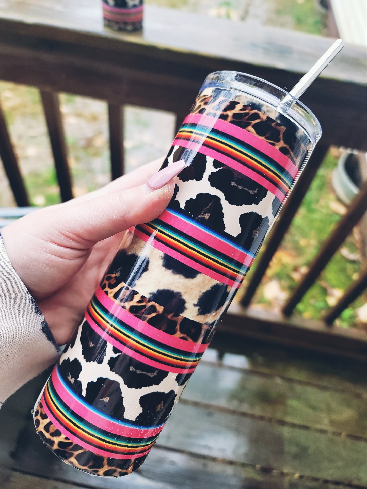 Western Skinny Tumbler