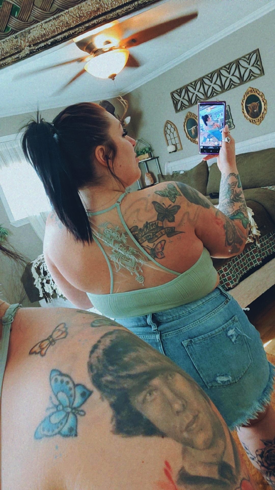 Tattoo Mesh Bralette