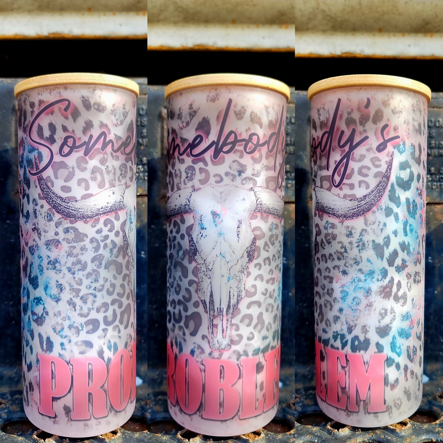 Somebody's Problem Glass Tumbler