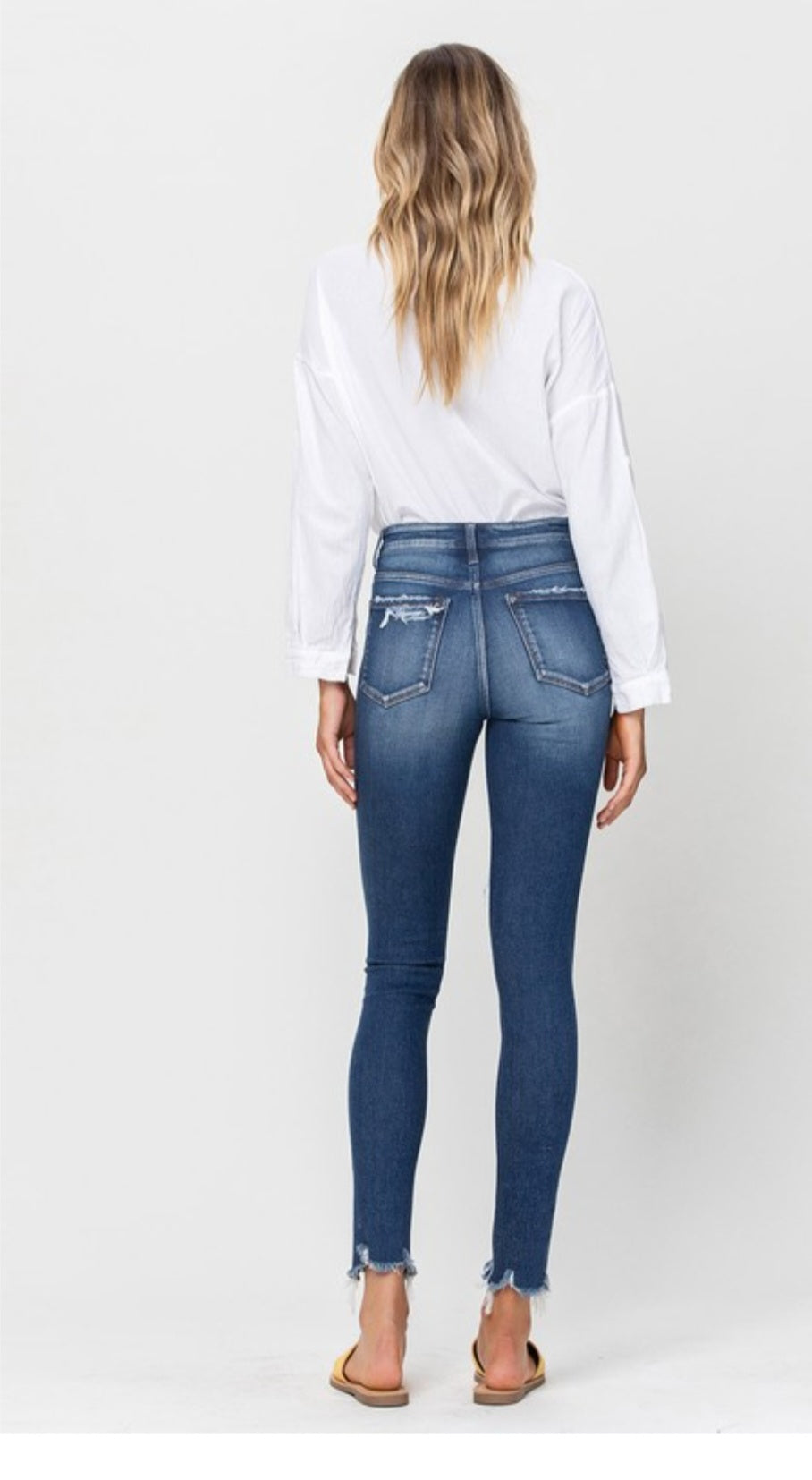 Ona Distressed Skinny Jean