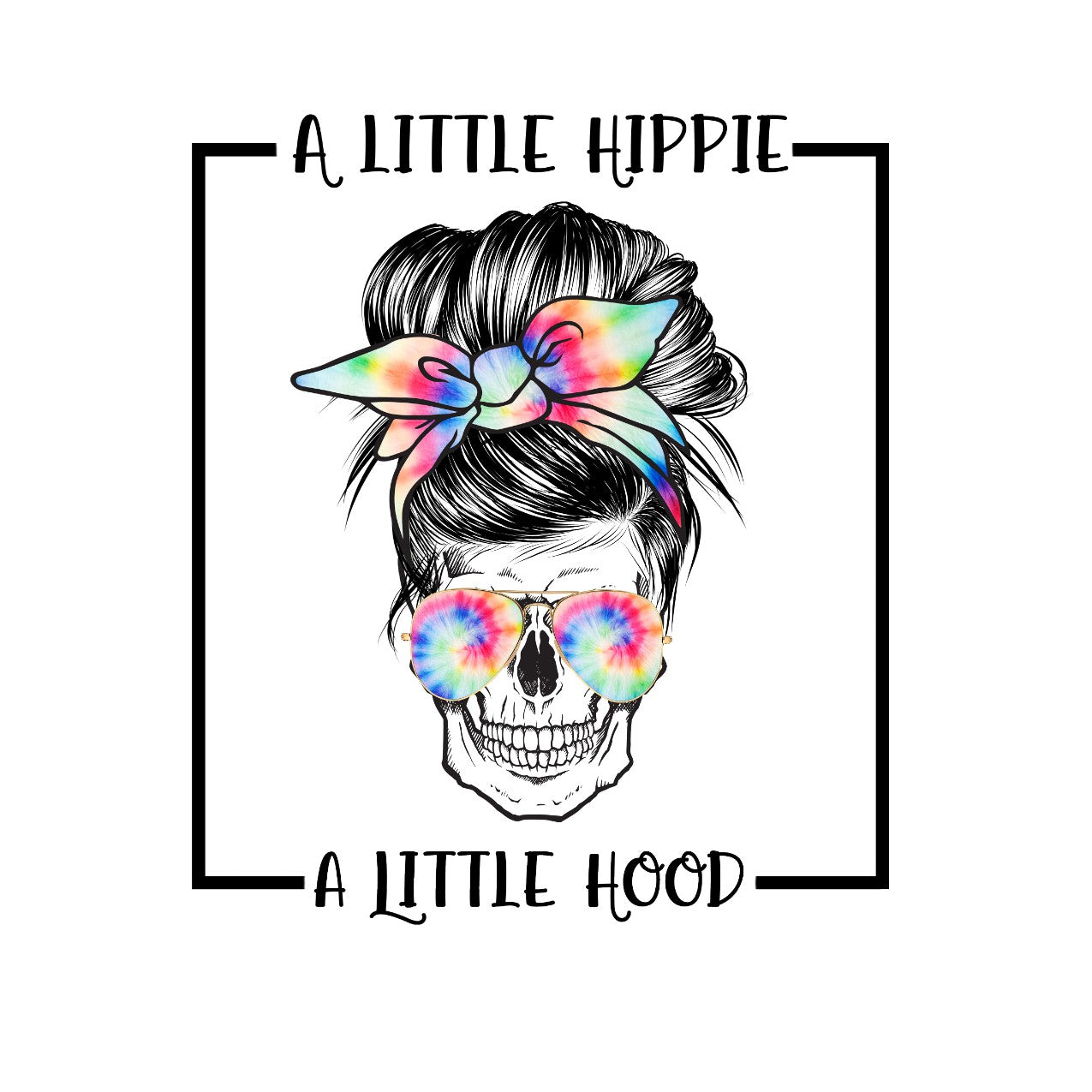 A Little Hippie A Little Hood Bleached Tee