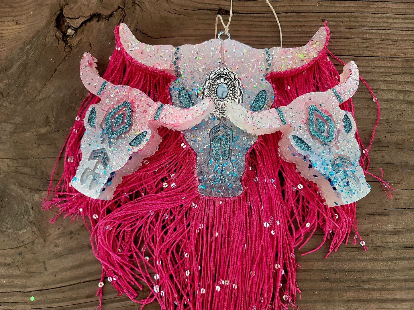 Cotton Candy Western Bull Car Freshie Set