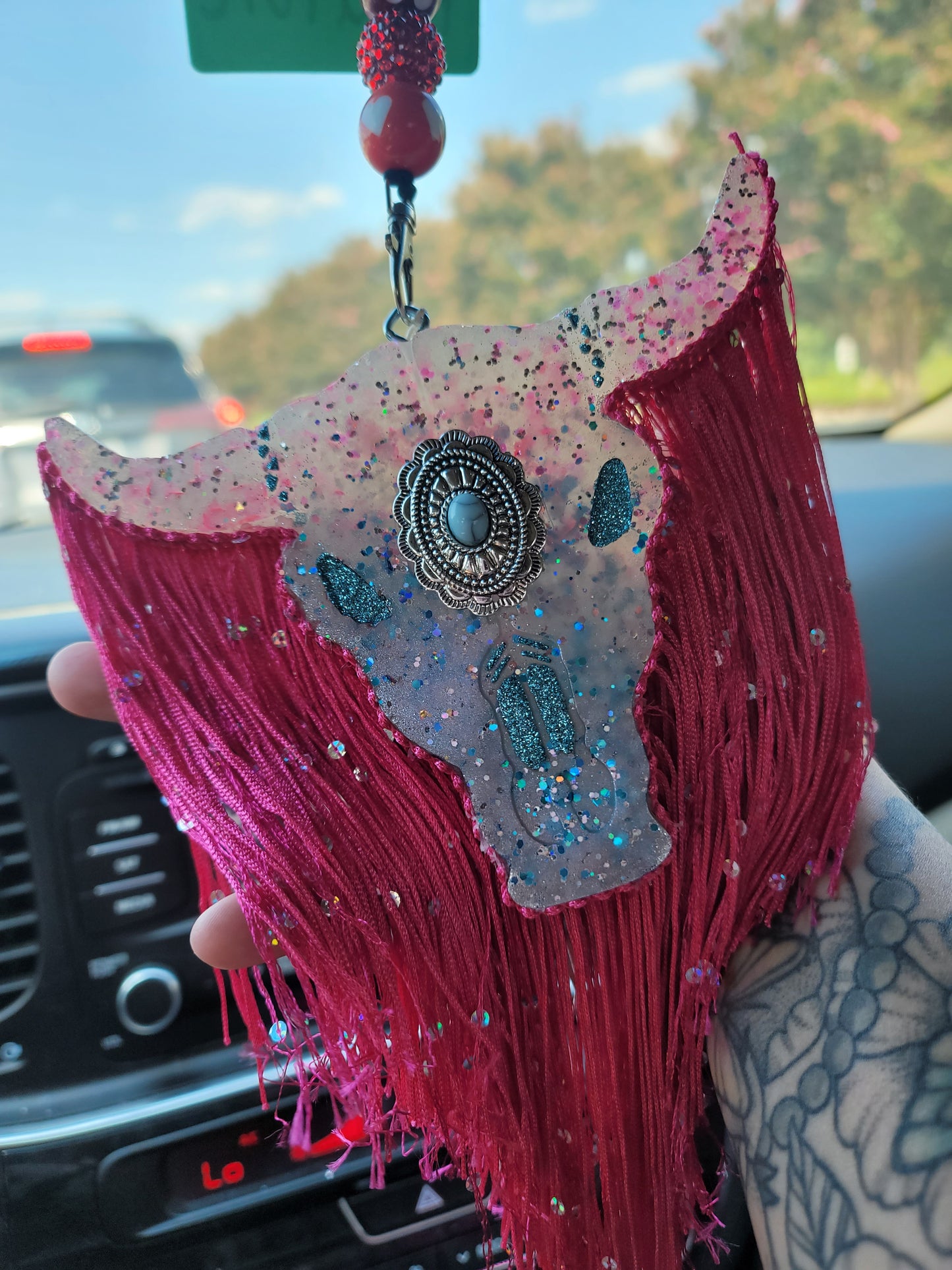 Cotton Candy Western Bull Car Freshie Set