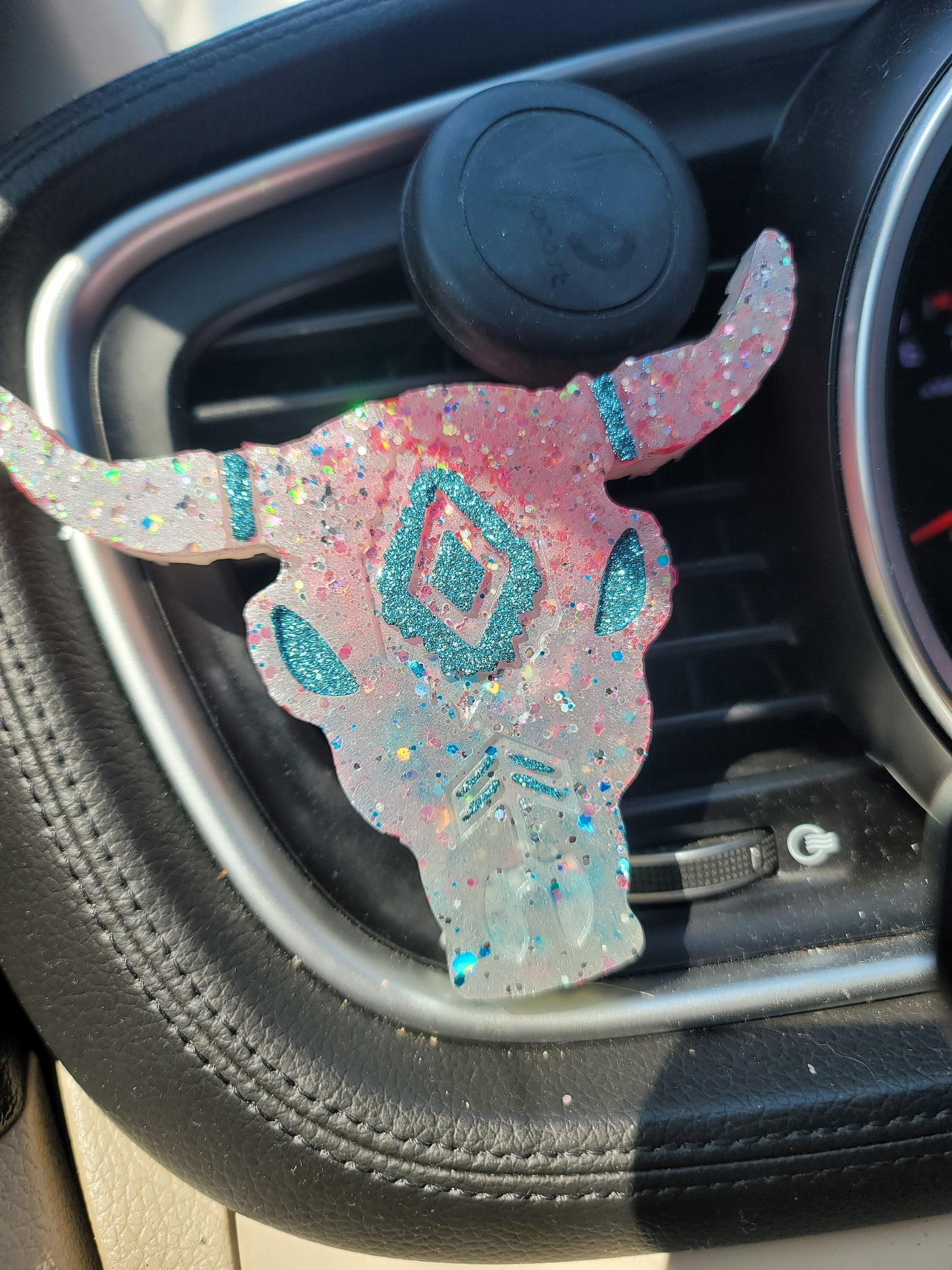 Cotton Candy Western Bull Car Freshie Set