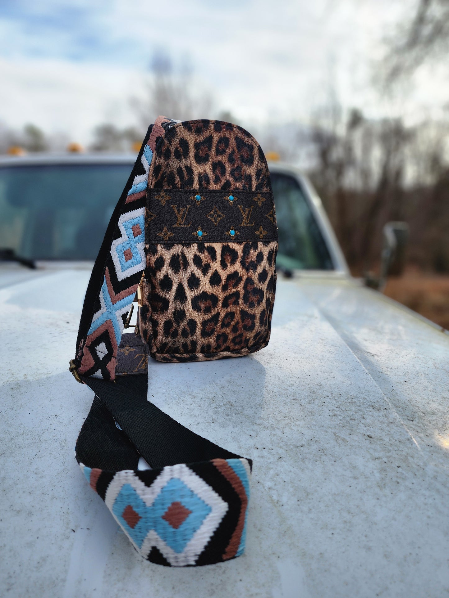 Cheetah Print Backpack