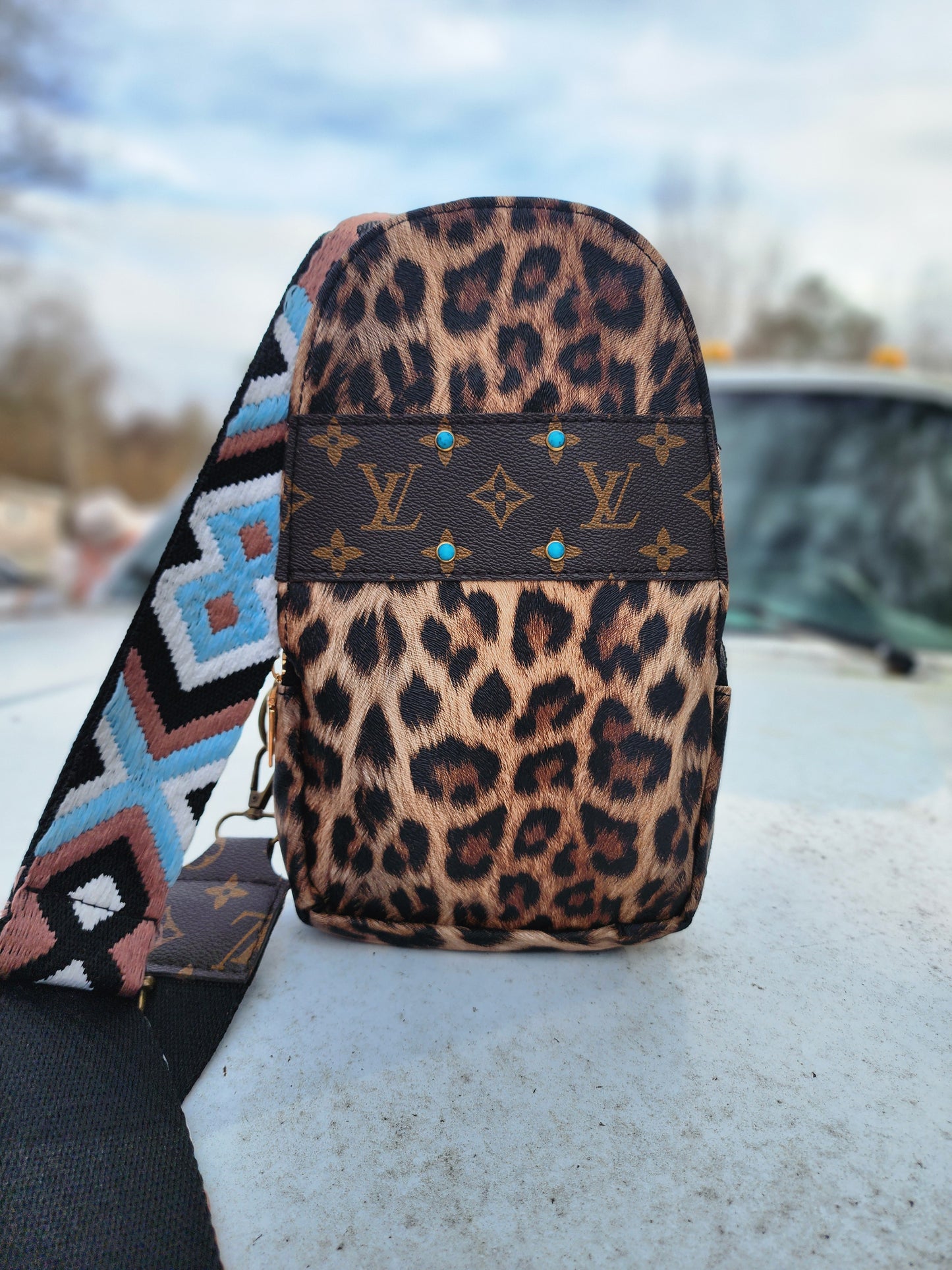 Cheetah Print Backpack