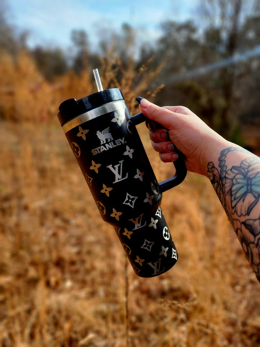 Everything Black 40oz Tumbler ( PREORDER )