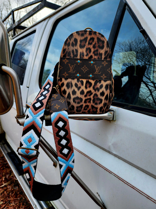 Cheetah Print Backpack