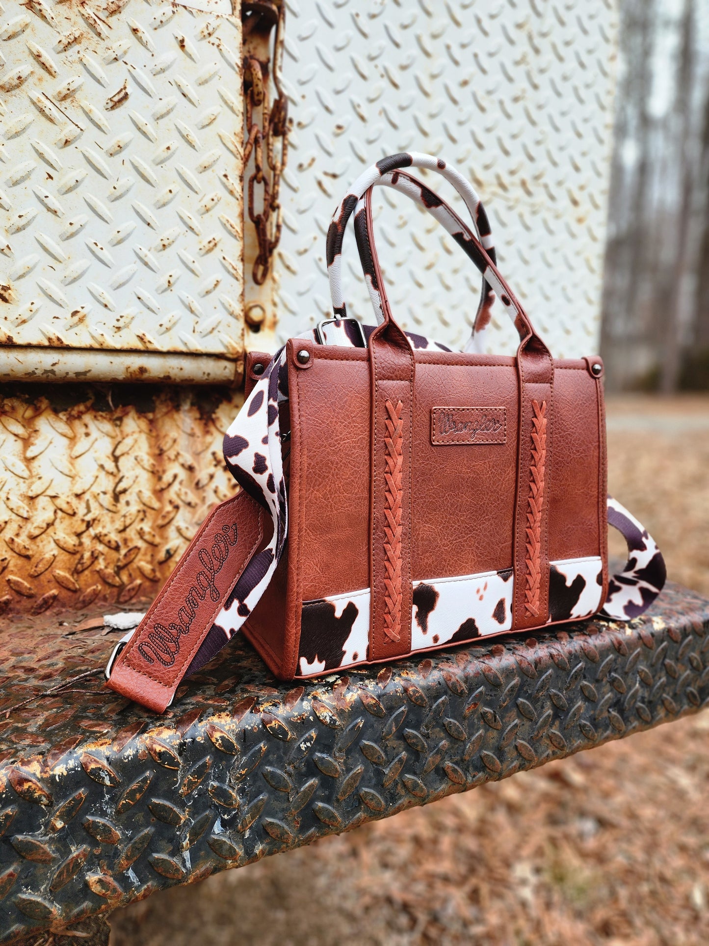 Wrangler Cowprint Handbag