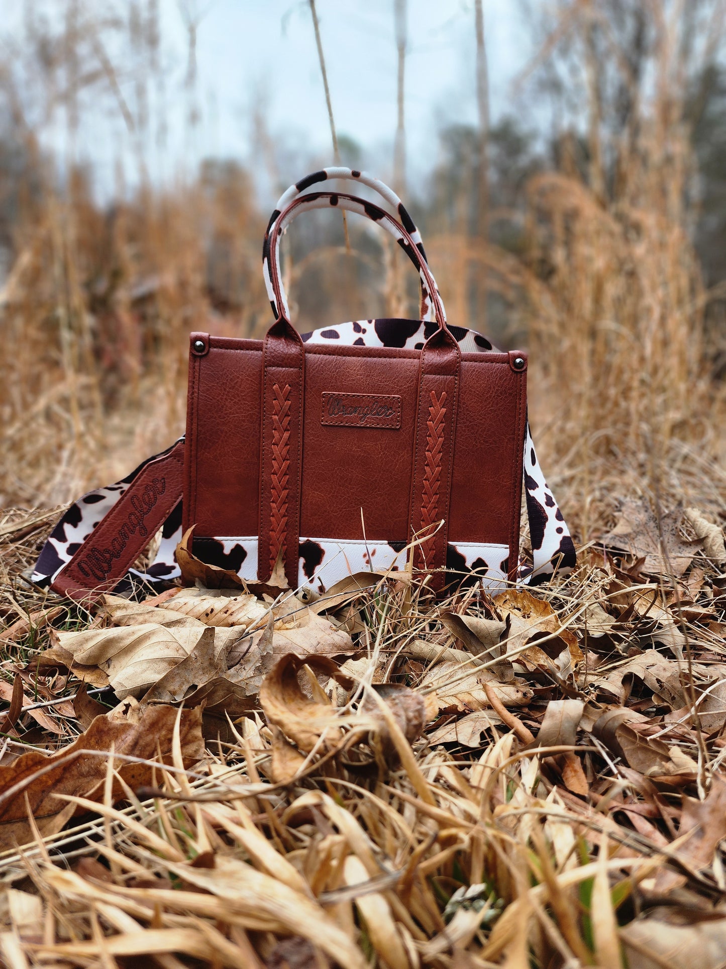 Wrangler Cowprint Handbag