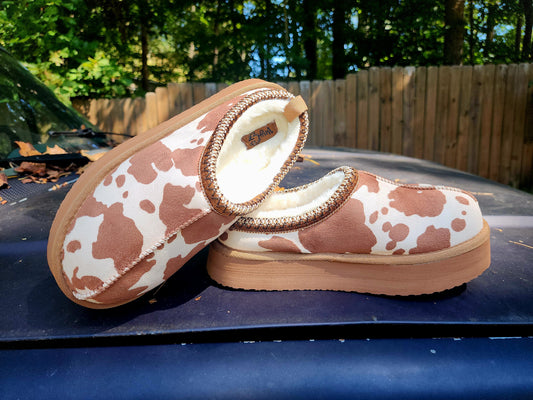 Little Miss Western Platform Slippers