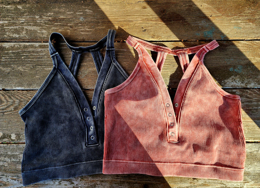 Seamless V Neck Tank Top