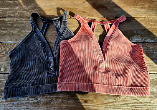 Seamless V Neck Tank Top