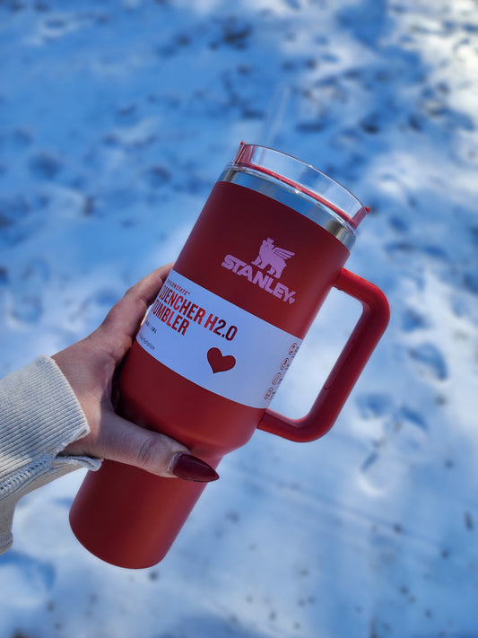 Red & Pink Valentine's Tumbler