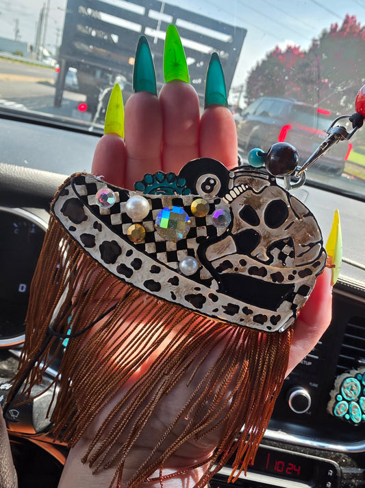 Checkered Van Car Freshie