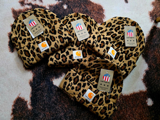 Cheetah Print Beanie