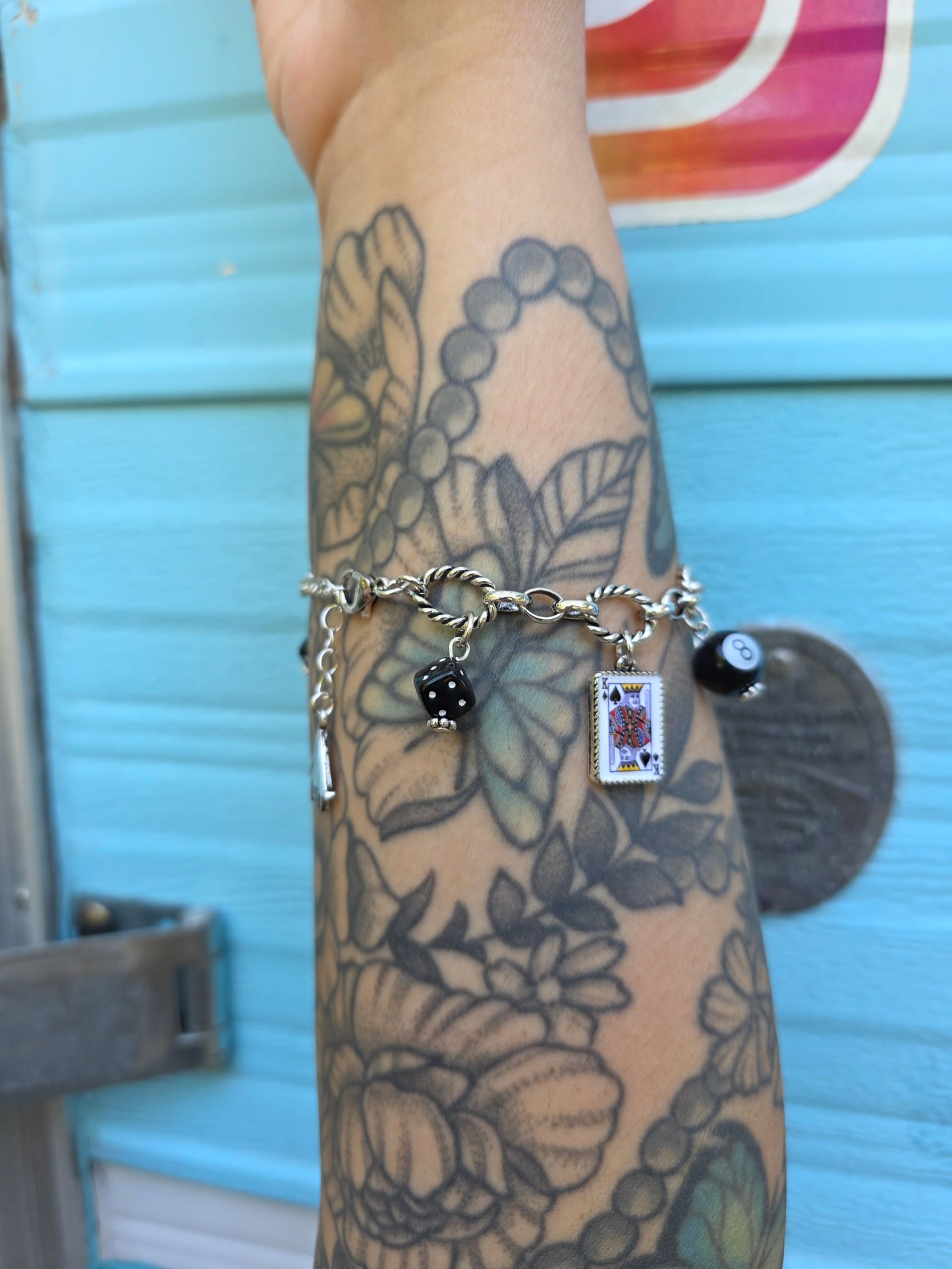 8 Ball Charm Bracelet