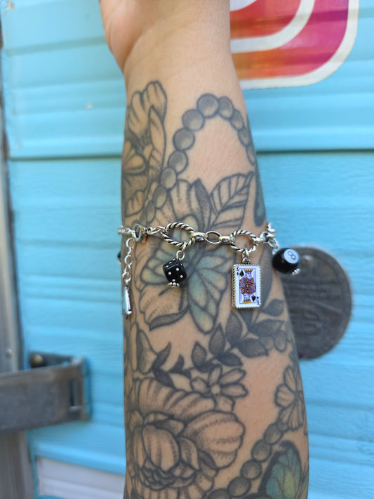 8 Ball Charm Bracelet