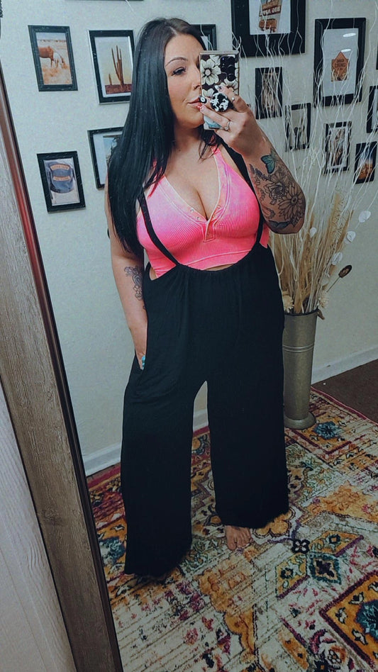 Forever Relaxed Gathered Jumpsuit