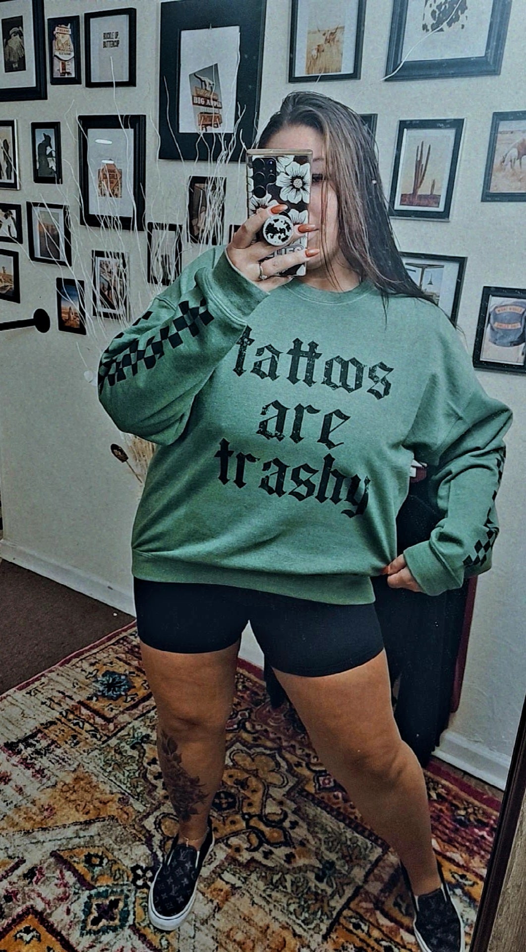 Tattoo Are Trashy Sweatshirt