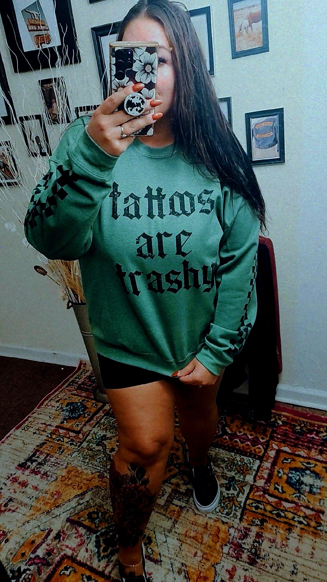 Tattoo Are Trashy Sweatshirt