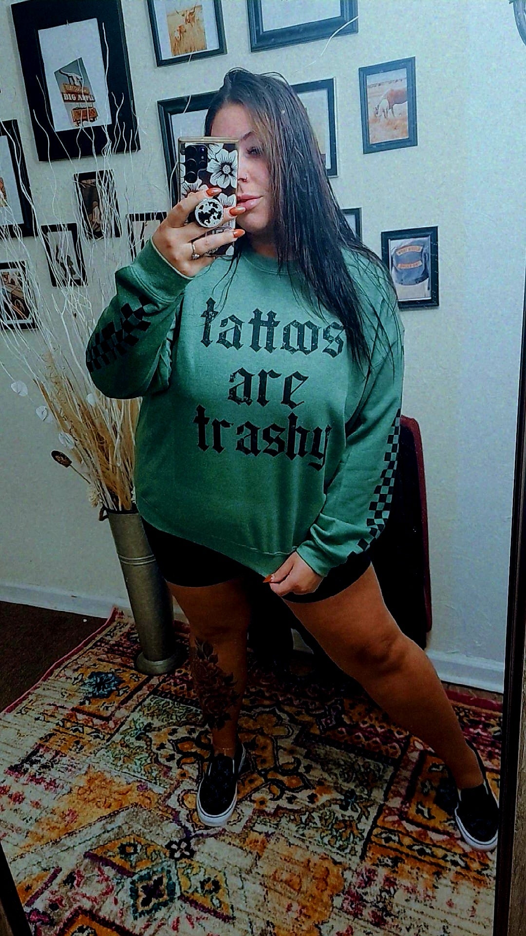 Tattoo Are Trashy Sweatshirt