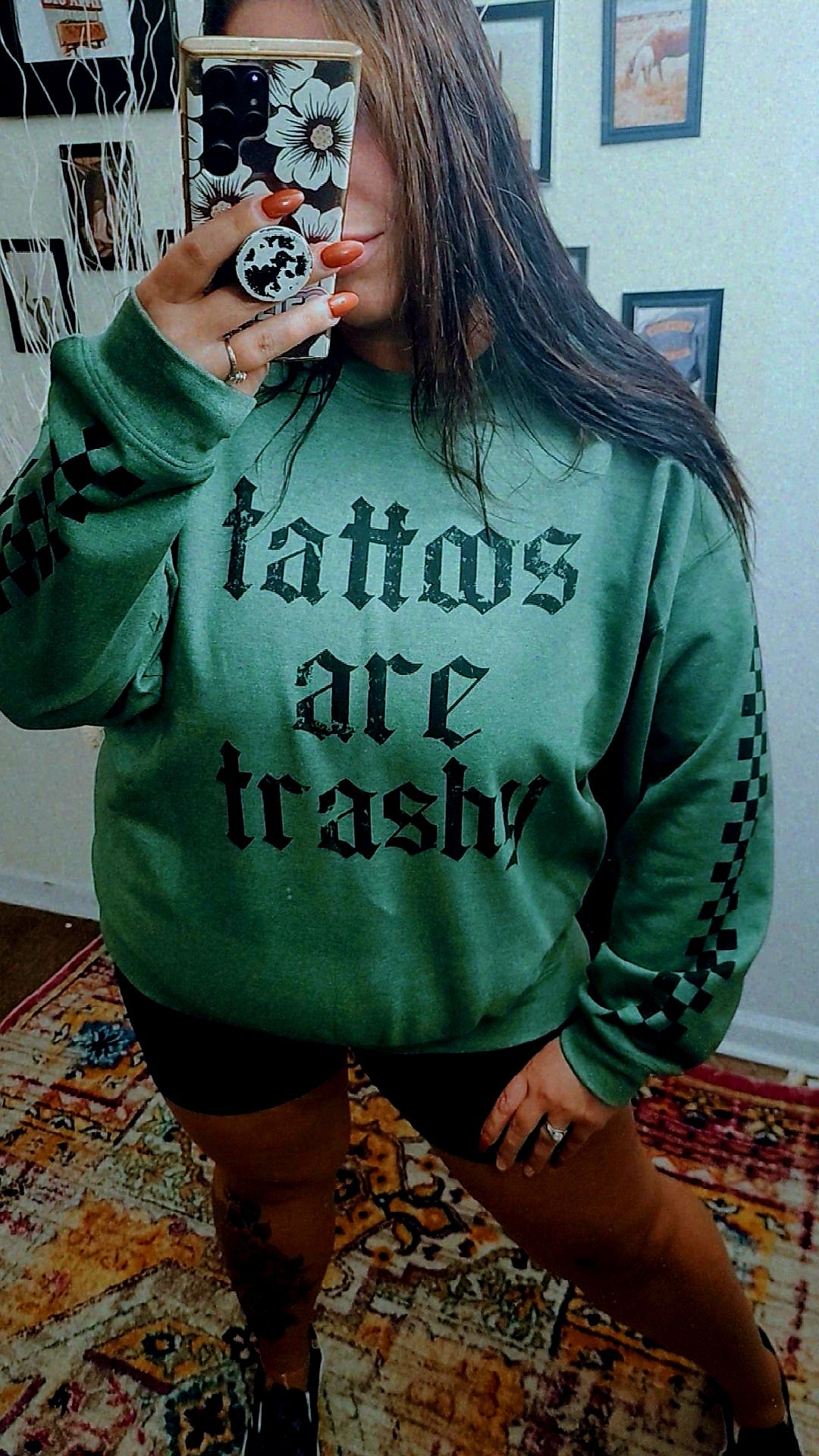 Tattoo Are Trashy Sweatshirt